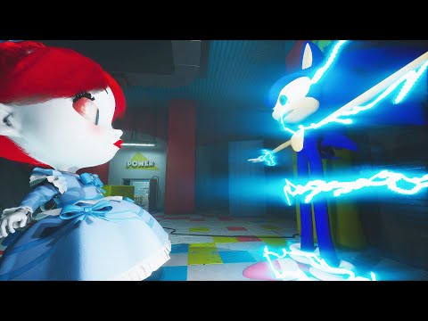 SONIC被電死在玩具廠裡了？《poppy playtime2》BUGS MODS 波比的遊戲時間第二章