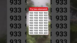 Try two mismatch #brainteaser #search #find #shortvideo