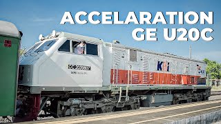 Best Wabco AA2 Horn! Acceleration Engine Sound Locomotive CC 203 / GE U20C