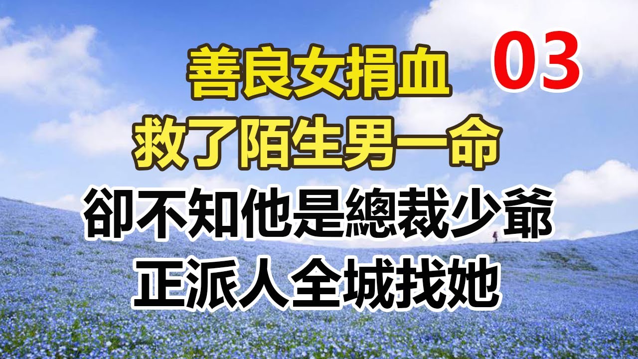 续集来啦！！！！善良女捐血，救了陌生男一命，卻不知他是總裁少爺，正派人全城找她。#幸福敲門 #為人處世 #生活經驗 #情感故事