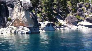 Tahoe cliff dive