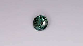 1.412 Carat Teal Sapphire Excellent Cut Round 6.5 Mm Calibrated Unheated Loose Stone