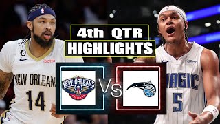 Orlando Magic vs New Orleans Pelicans 4th  QTR GAME HIGHLIGHTS | March 21 | 2024 NBA Season