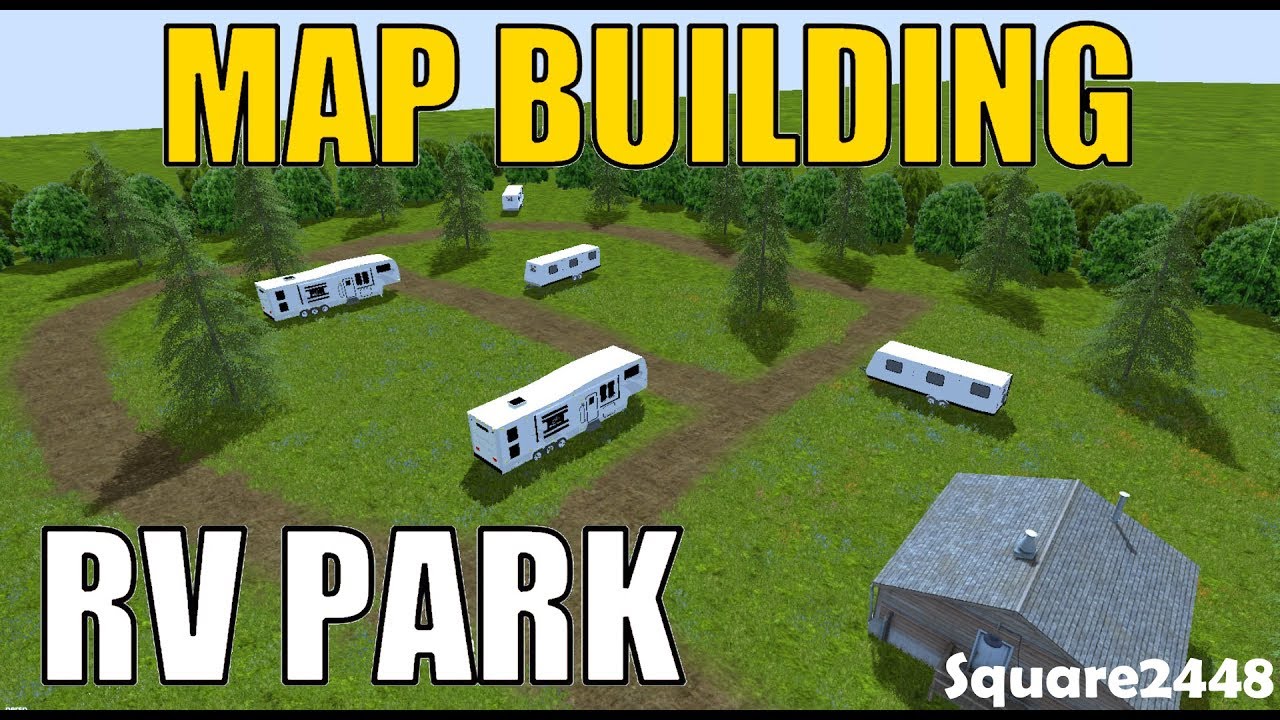 Farming Simulator 17 Map Building RV Park YouTube
