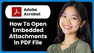 How To Open Embedded Attachments In A PDF File Using Adobe Acrobat Pro DC