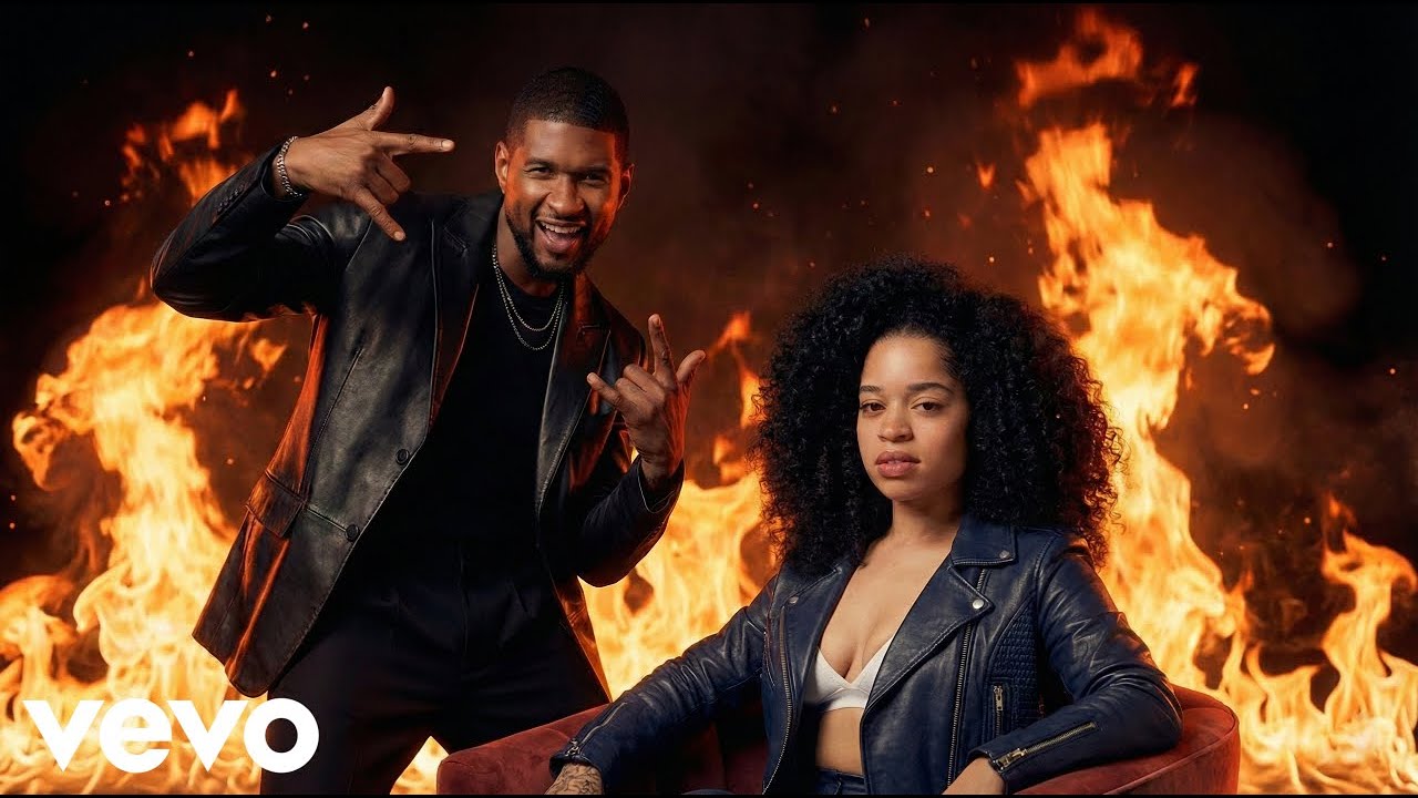 Ella Mai ft. Usher - Love On The Line (Lyrical Music Video)
