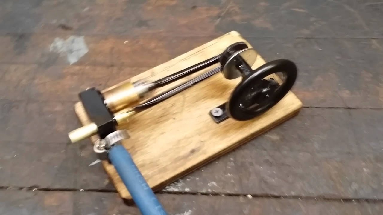 Home made steam engine - YouTube