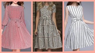 Stylish Fabulous And Trendy Designer Skater Dress Design Collection For Women And Girls