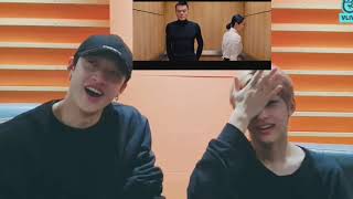 STRAY KIDS Felix and Chan reacting to JYP 'Fever' MV.