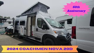 Coachmen 60th Anniversary  2024 Coachmen RV Nova 20D with Pop Top