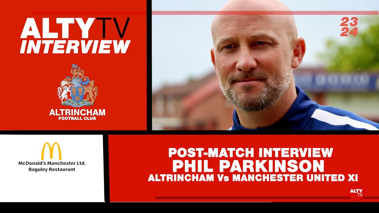 REACTION  Defender's Altrincham post-match interview 