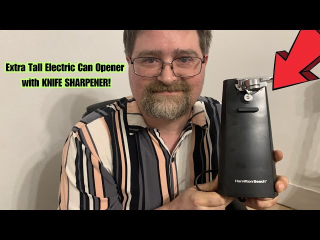 Hamilton Beach Electric Can Opener with Knife Sharpener Review