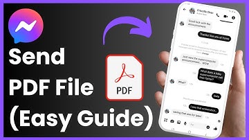 How To Send PDF File In Facebook Messenger ! [EASY STEPS]