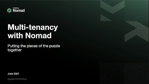 Implementing a Multi-Tenant Nomad Cluster