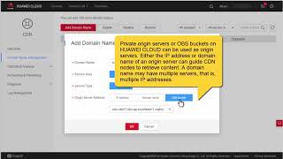 Content Delivery Network(CDN): Adding Domain Names and Obtaining CNAME Information
