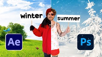 How to create a realistic SNOW scene in After Effects and Photoshop