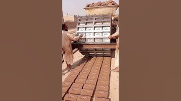 This is a one-of-a-kind "mobile brick-making machine" in the world.#brick #machine