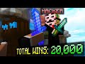 Killing a hacker to get my 20,000th skywars win