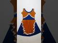 Unique baby frock design - cute &amp; stylish💙🧡 #frockdesigns #newcollection #babyfrock #kidsfashion