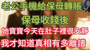 【完结】老公手機給保母轉賬，保母收錢後，她寶寶今天在肚子裡很安靜……我才知道真相有多離譜