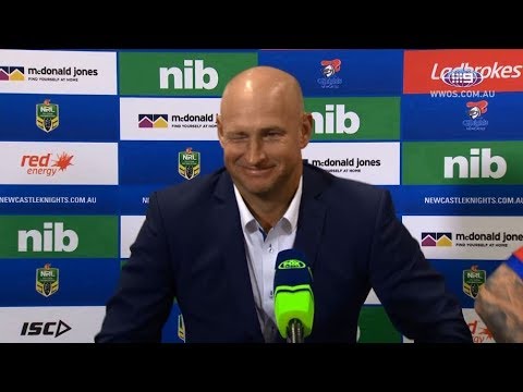 NRL Press Conference: Newcastle Knights – Round 19 newcastle knights team