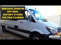 Mercedes Sprinter Off-Grid Battery System for Free Camping | Accelerate Auto Electrics