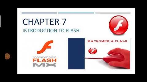 Class 7 || Introduction to Flash