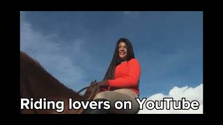 Pretty Woman Riding Horse Part2