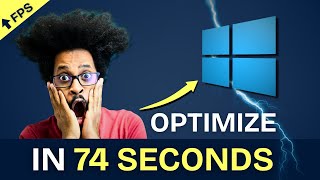 Optimize Your Windows PC for Gaming in 74 Seconds