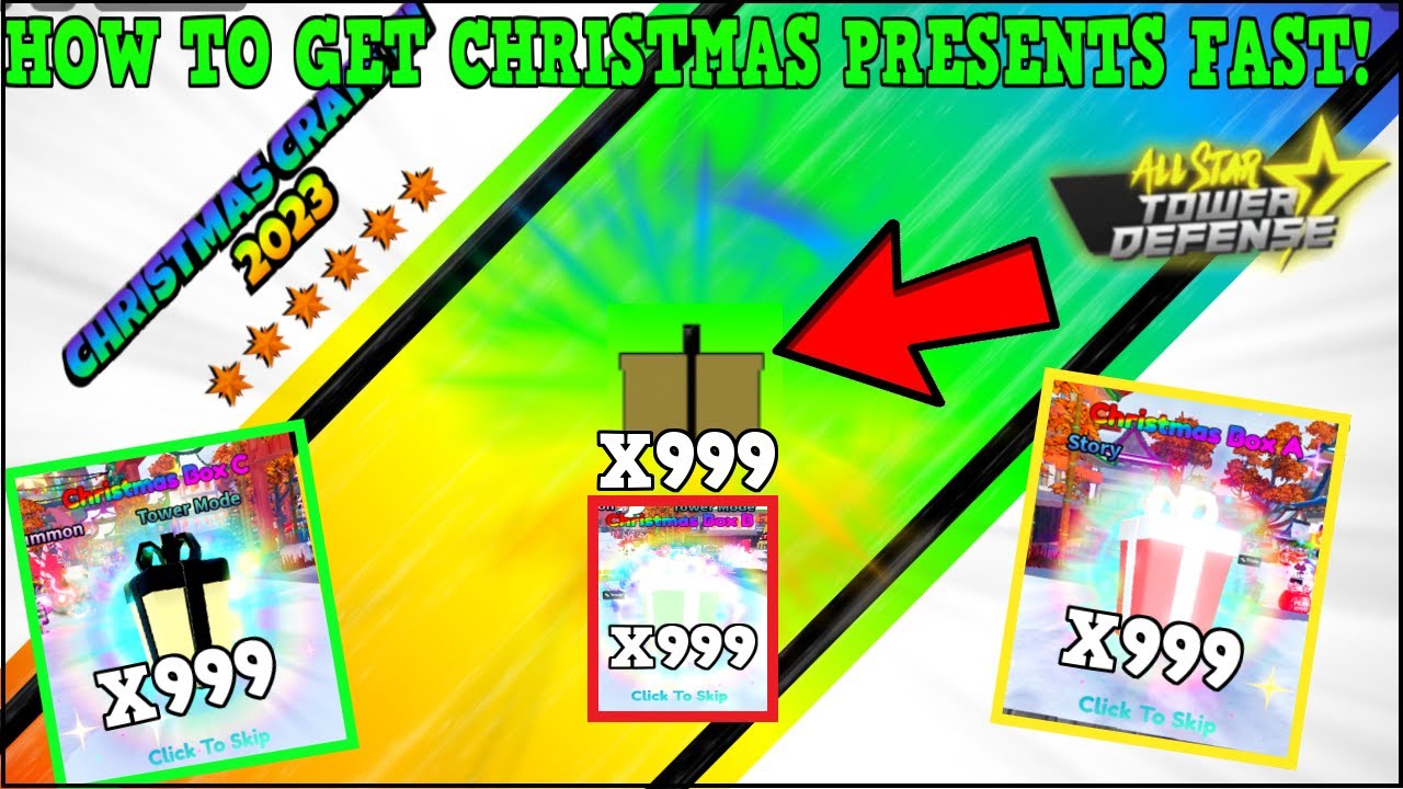 ALL FREE 5000 GEMS ALL STAR TOWER DEFENCE CHRISTMAS CODES! Roblox 