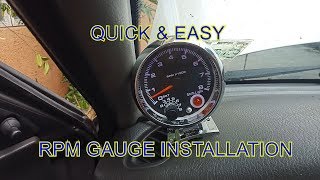 RPM GAUGE INSTALLATION TUTORIAL