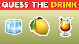 Can you Guess The Drink By Emoji? - DRINK BY EMOJI🍹