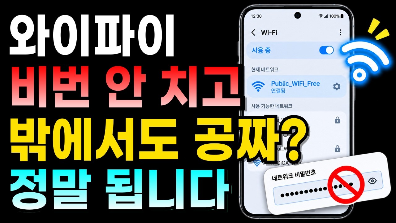 갤럭시 와이파이 이제 이렇게 쓰세요! 비밀번호·무료 와이파이·데이터 절약까지 꼭 알아야 할 5가지