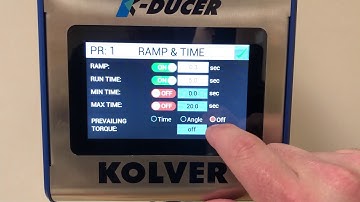 Kolver KDUCER - How to set and activate runtime