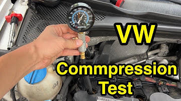 How to measure cylinder compression on Volkswagen Passat Jetta Golf Tuareg DIY VW