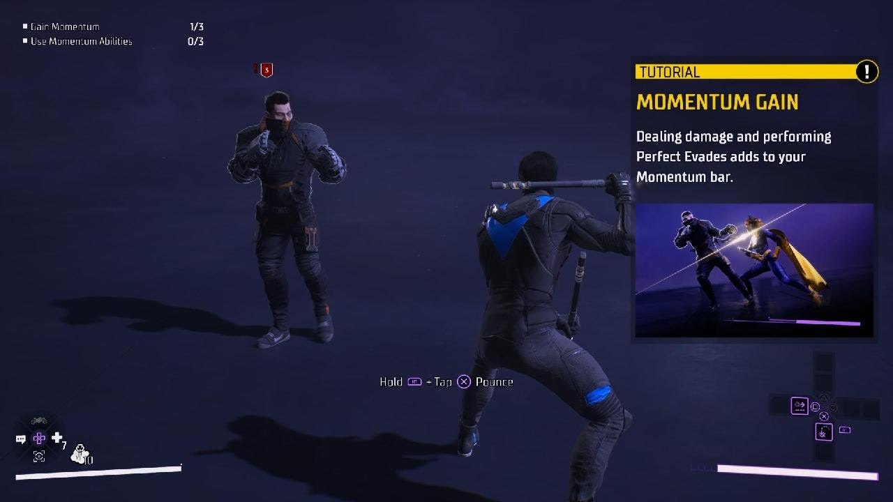 Gotham Knights Abilities Training Momentum & Momentum Abilities