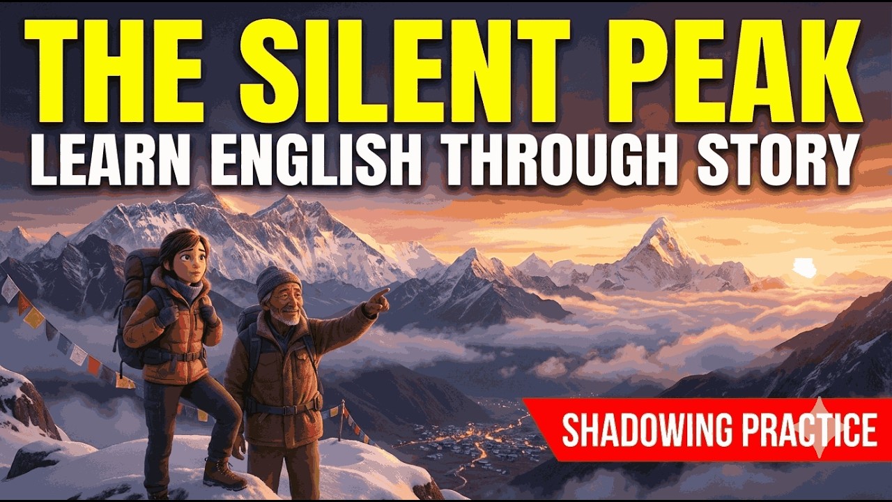I Found My Voice at 5,000 Meters! 🇳🇵 English Shadowing Practice| English Speaking and Listening