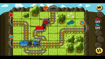 Train Tiles Express Puzzle (-by Mobiteos) - free offline puzzle game for Android - gameplay.