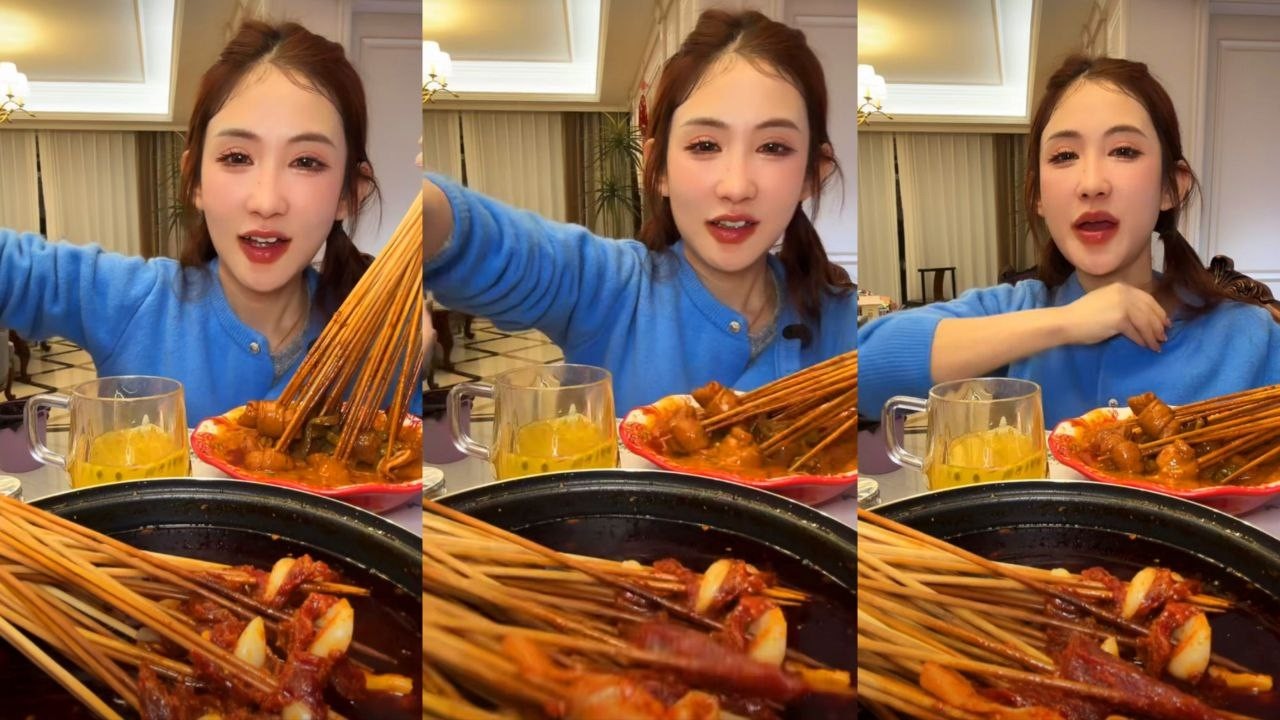Spicy Sichuan Skewers Mukbang | Chuan Chuan Xiang Challenge | Extreme Red Oil Hot Pot Eating Show