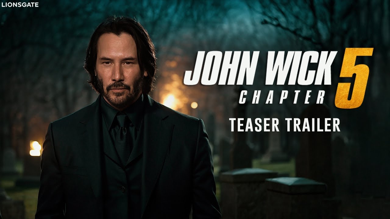 JOHN WICH 5 TRAILER OFICIAL 2023 KEANE REEVES #johnwick #trailer #film, john  wick 5 trailer