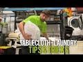 How To Launder Tablecloths - Event Rental Business