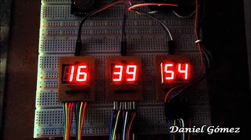 Reloj digital de 6 dígitos con Arduino (Prototipo)