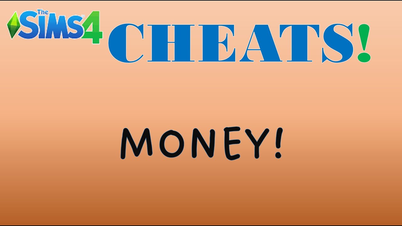 Sims 4 - The Money Cheat! 