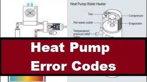 Decoding Heat Pump Error Codes E1, E3, E4, E5, E9 Meaning, Issues, Solutions in Air/Water Heat Pumps