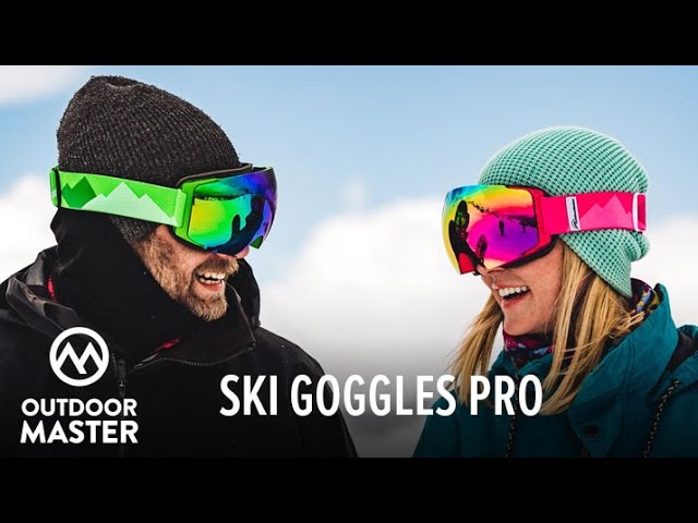 Ski Goggles PRO // Black + Gray-Silver video thumbnail
