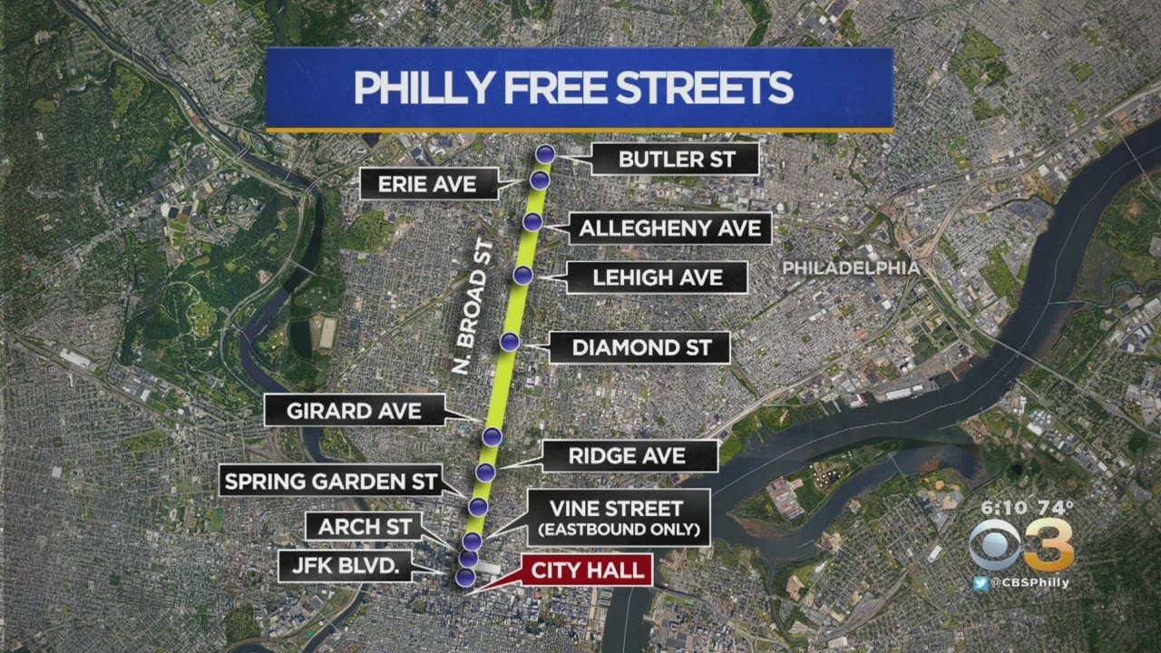 Traffic-Free North Broad Street Allowing Lots Of Free Activities During 'Philly Free Streets' Event