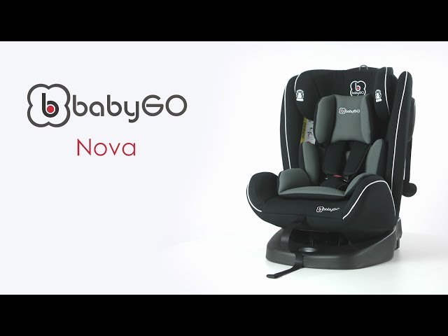 Siège auto BabyGO Fixleg 360 avec Isofix Rouge (0-25kg)