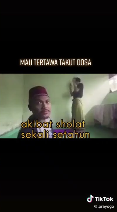 Akibat Sholat Satu Tahun Sekali Sampai Lupa Arah Kiblat||Videolucu2021😂