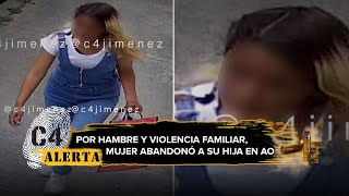 Detienen a mujer que abandonó a su hija en Álvaro Obregón; inventó que se la habían robado