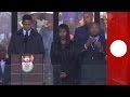 Indignación por falso intérprete en funeral de Mandela 